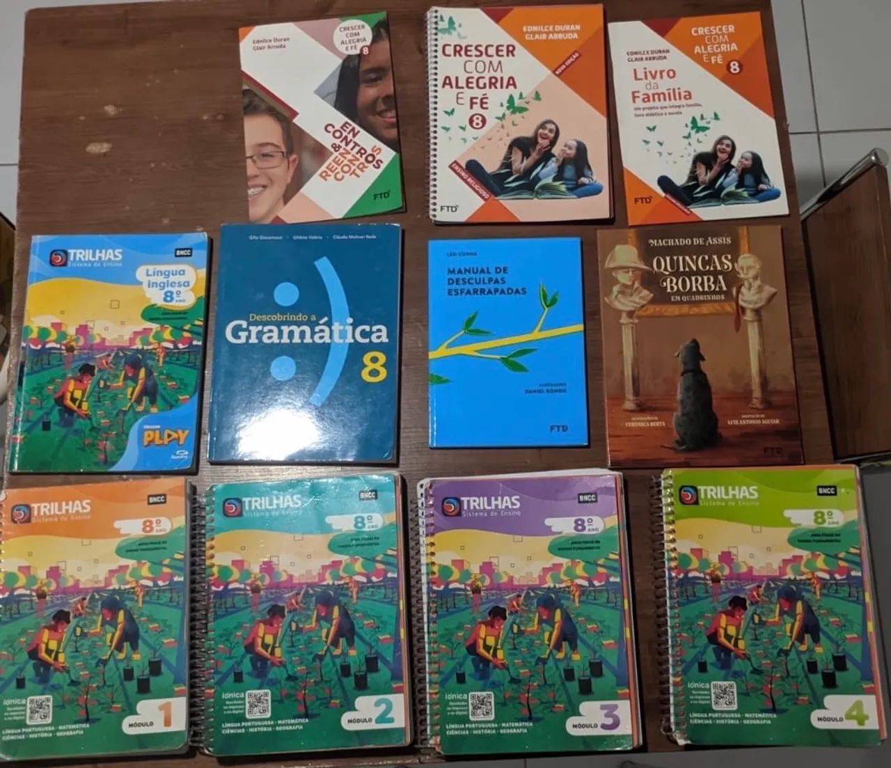 Kit trilhas livros FTD 8º ano 