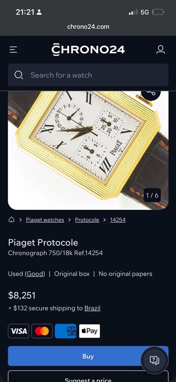 Relógio Piaget em ouro 18k - Foto 5