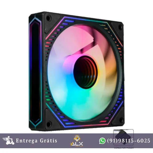 Cooler Fan Infinite Multicolor Aaxa - Kmex *ENTREGA GRÁTIS*