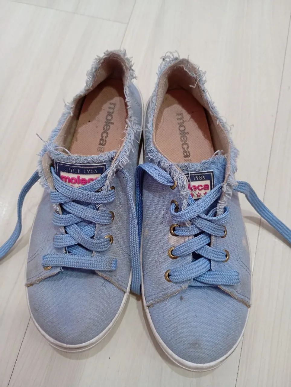 Tênis Feminino Moleca Casual Desfiado 