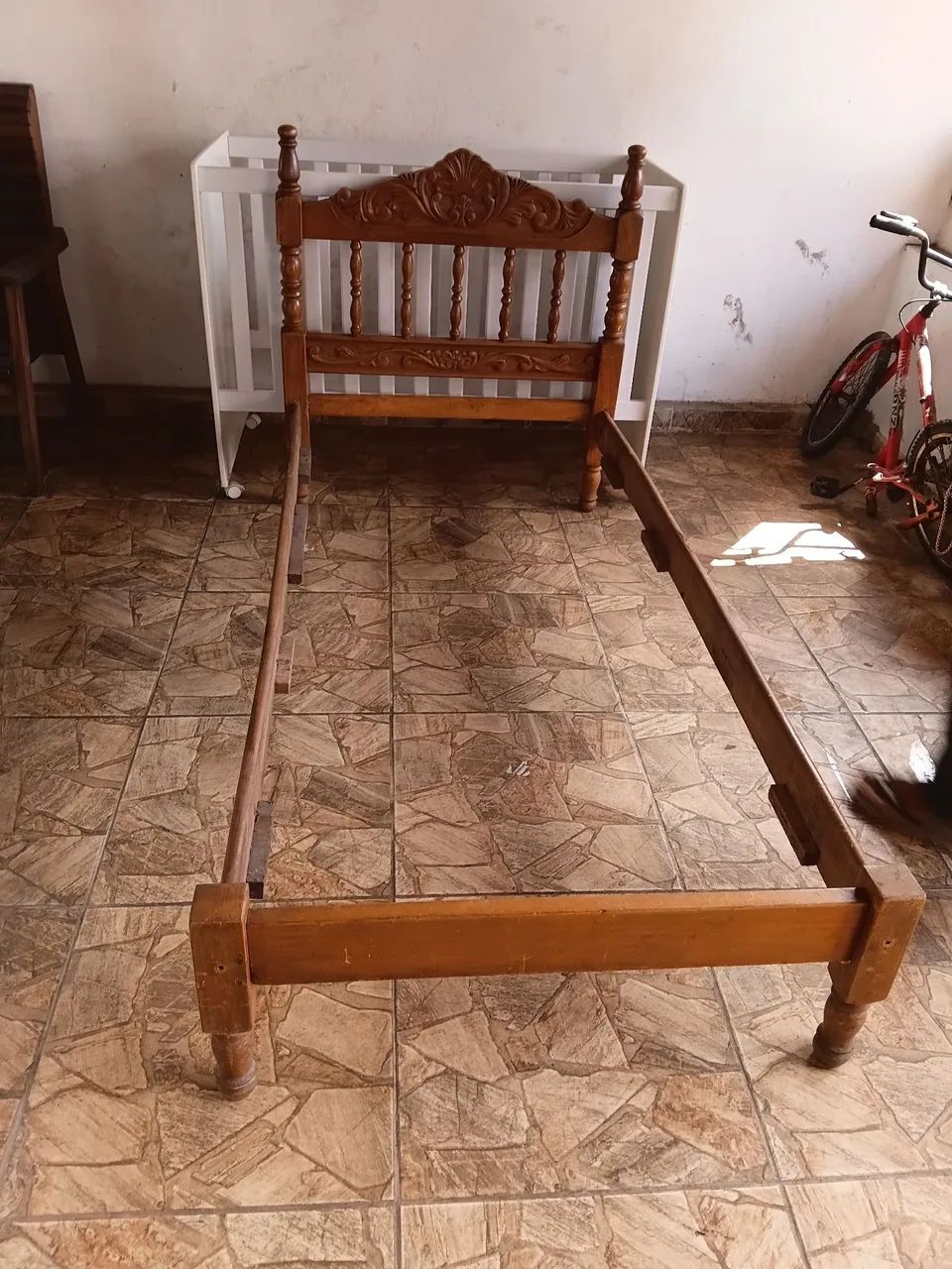 cama solteiro madeira  - Foto 3