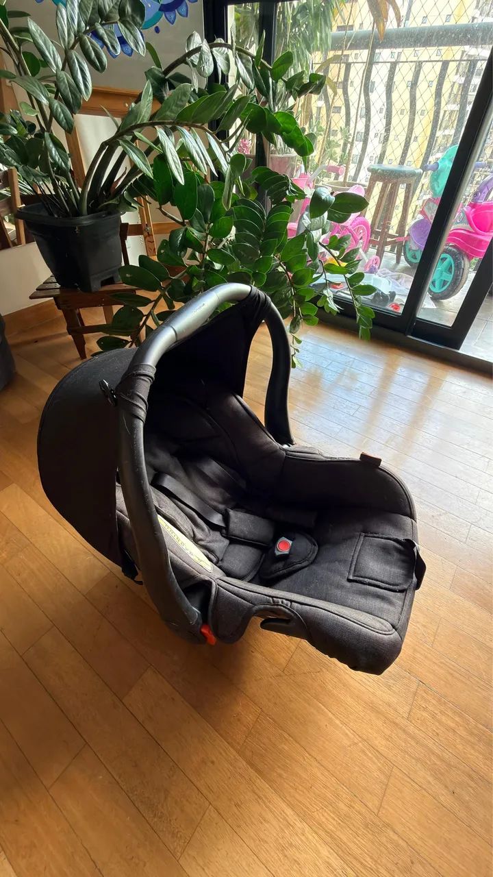 Carrinho bebê ABC Design + Moisés + Bebê conforto + Isofix - Foto 4