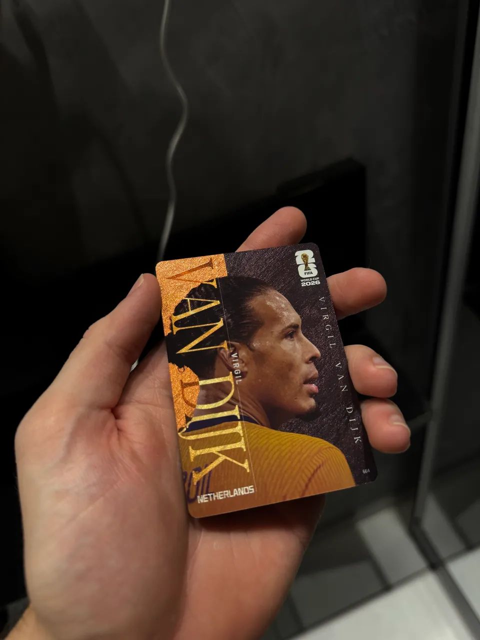 Card Virgil van Dijk (Nº 664) - Legend (Golden Inscription)