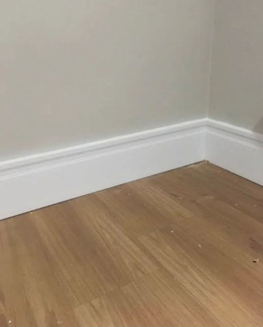 Instalação de rodapé 