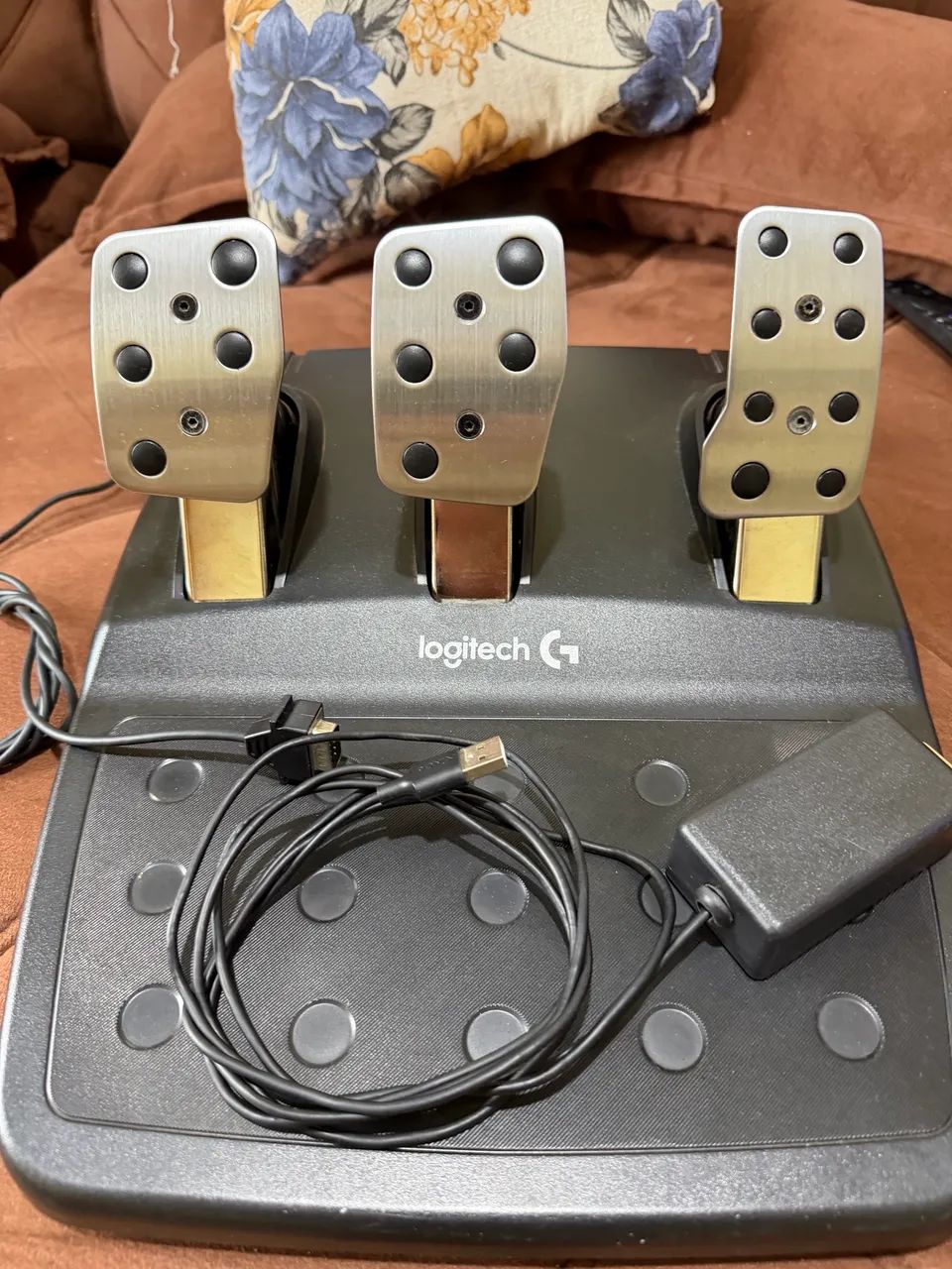 Pedais Logitech G29 com Adaptador M7Help - Foto 2