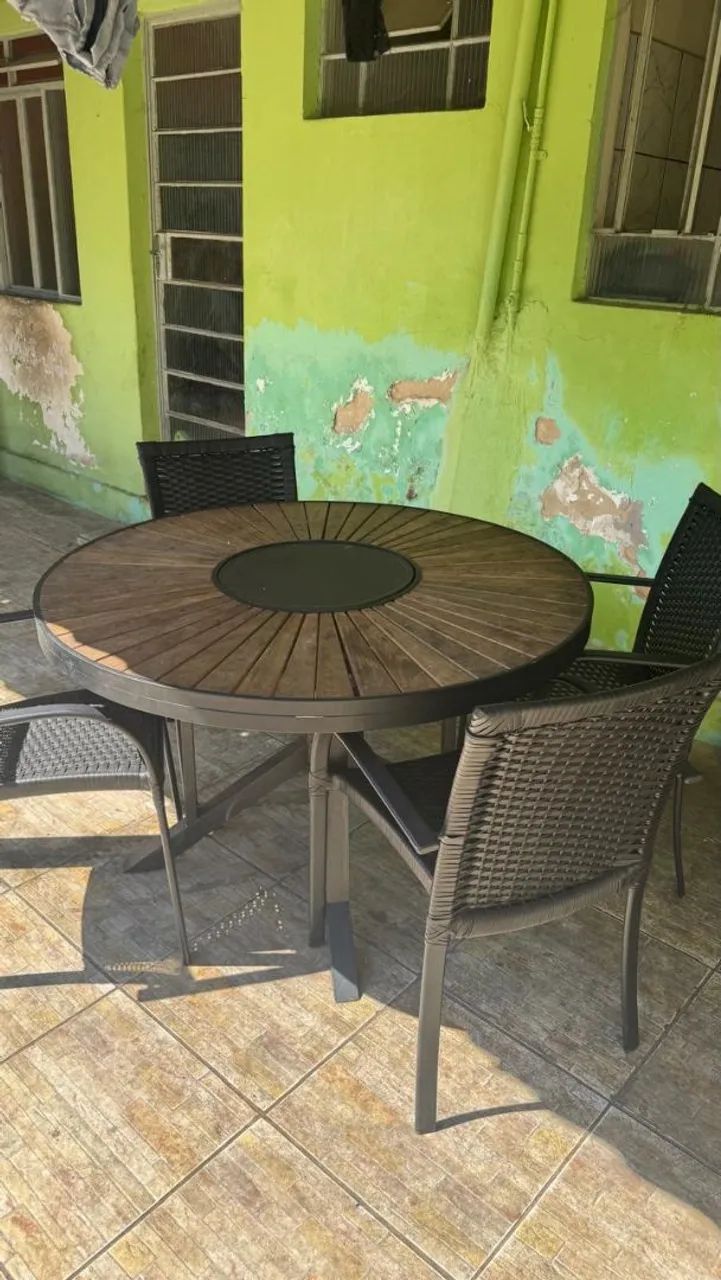 Vendo barato mesa Atenas com 4 cadeiras - Foto 4