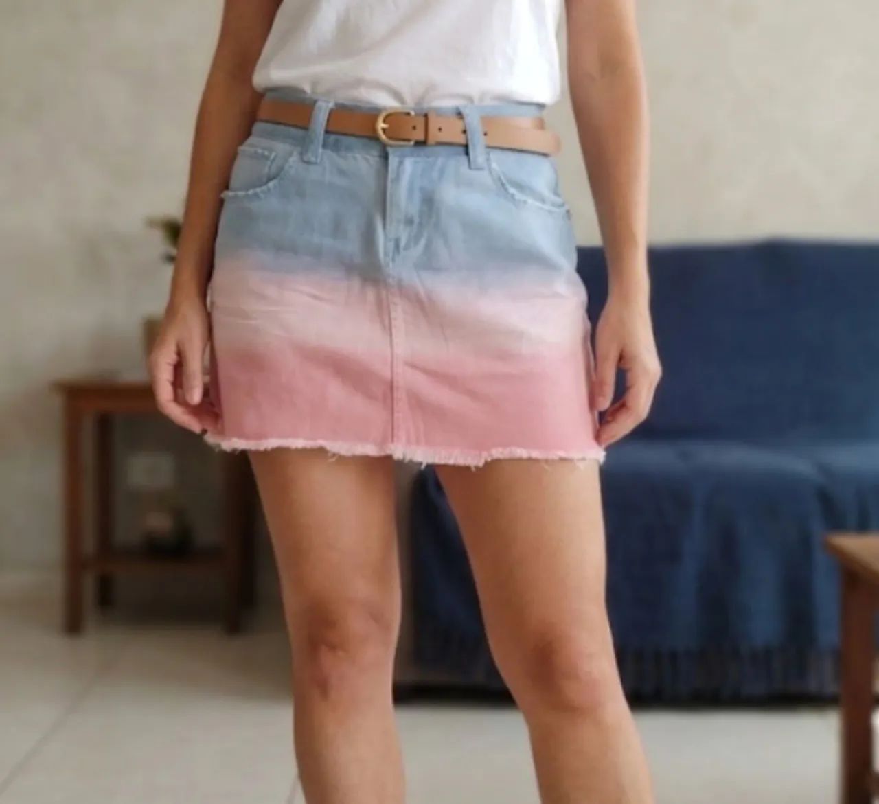 Saia jeans T40 
