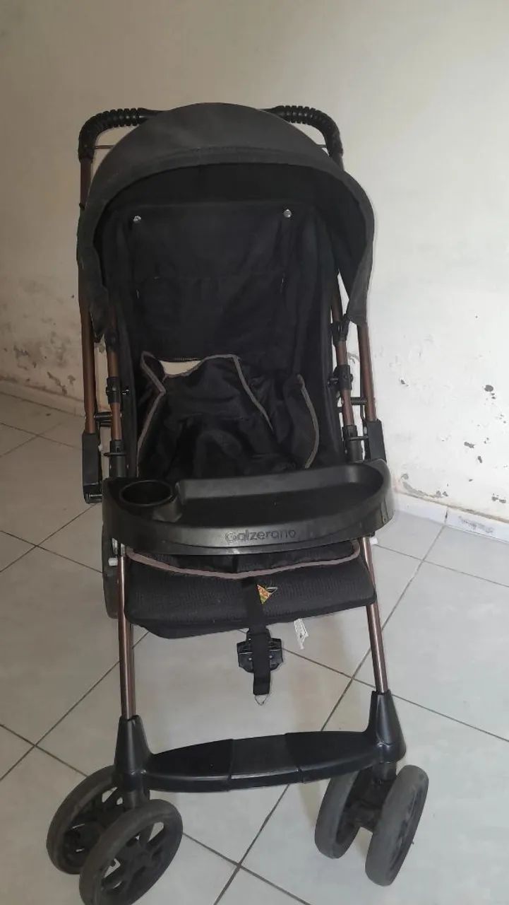 Carrinho reversível de bebê da galzerano - Foto 3