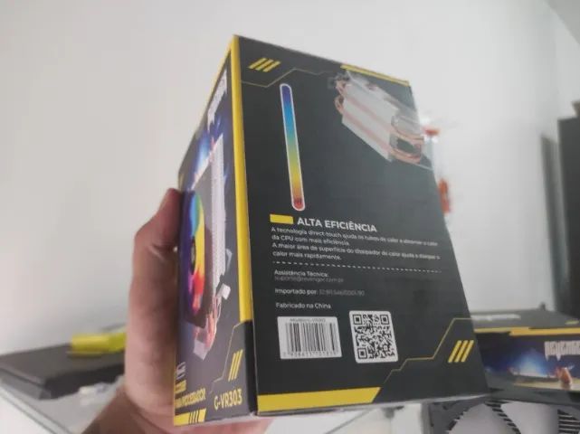 Cooler p/ processador de torre p/ intel e AMD - Novo  - Foto 3