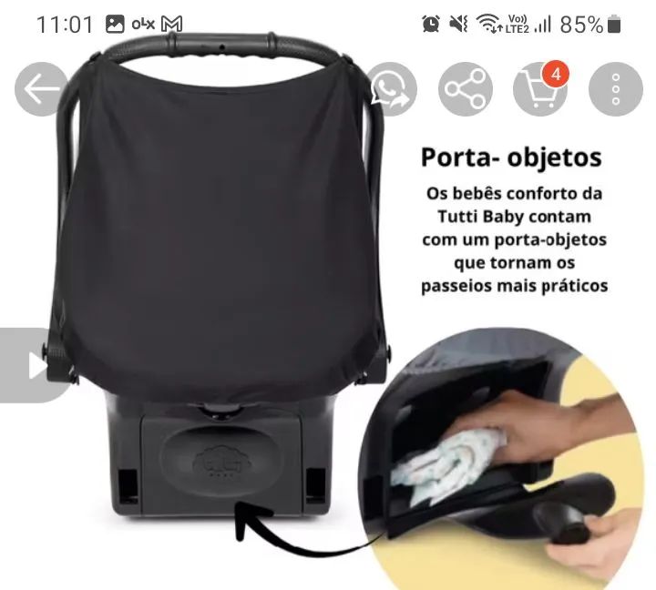 Bebê conforto  - Foto 5