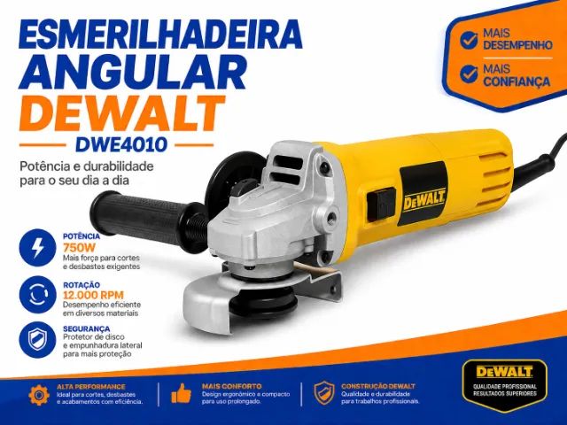 Esmerilhadeira Angular DeWalt DWE4010