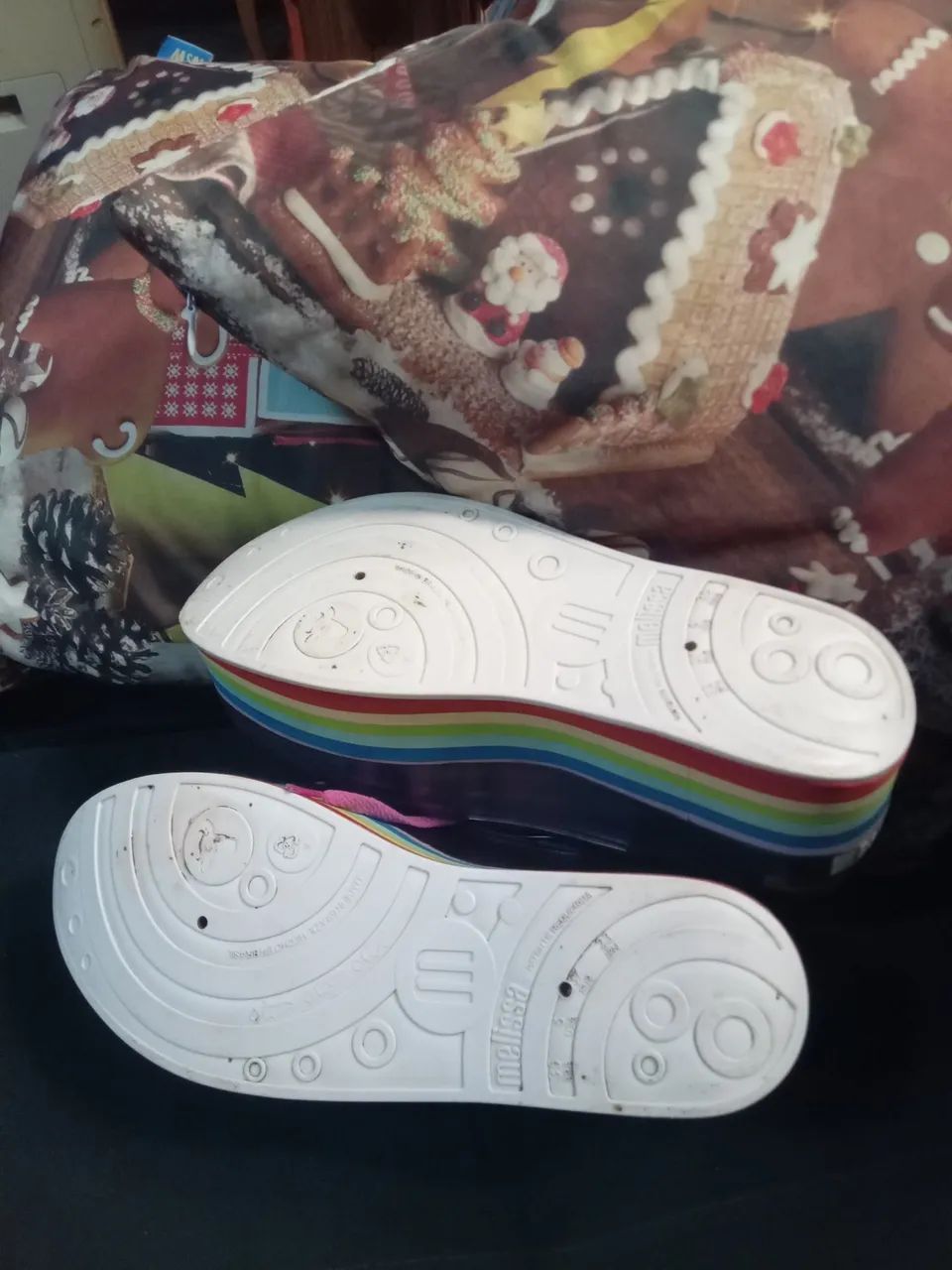 Melissa Plataforma Arco Iris original tamanho 35 excelente - Foto 3