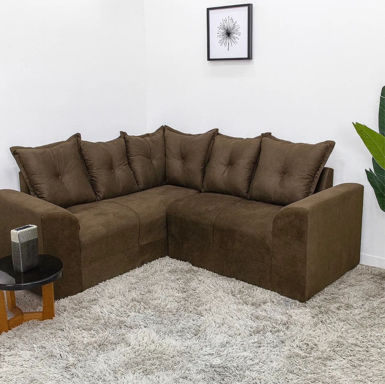 Sofá Suede 5 Lugares65746292370691121