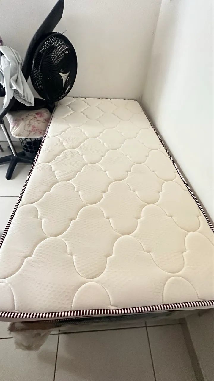 Cama box solteiro molas ensacadas 1.88 x 0.88 - Foto 3