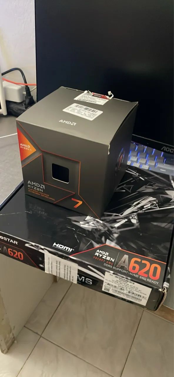 Kit Ryzen 7 8700g + placa mãe  - Foto 2