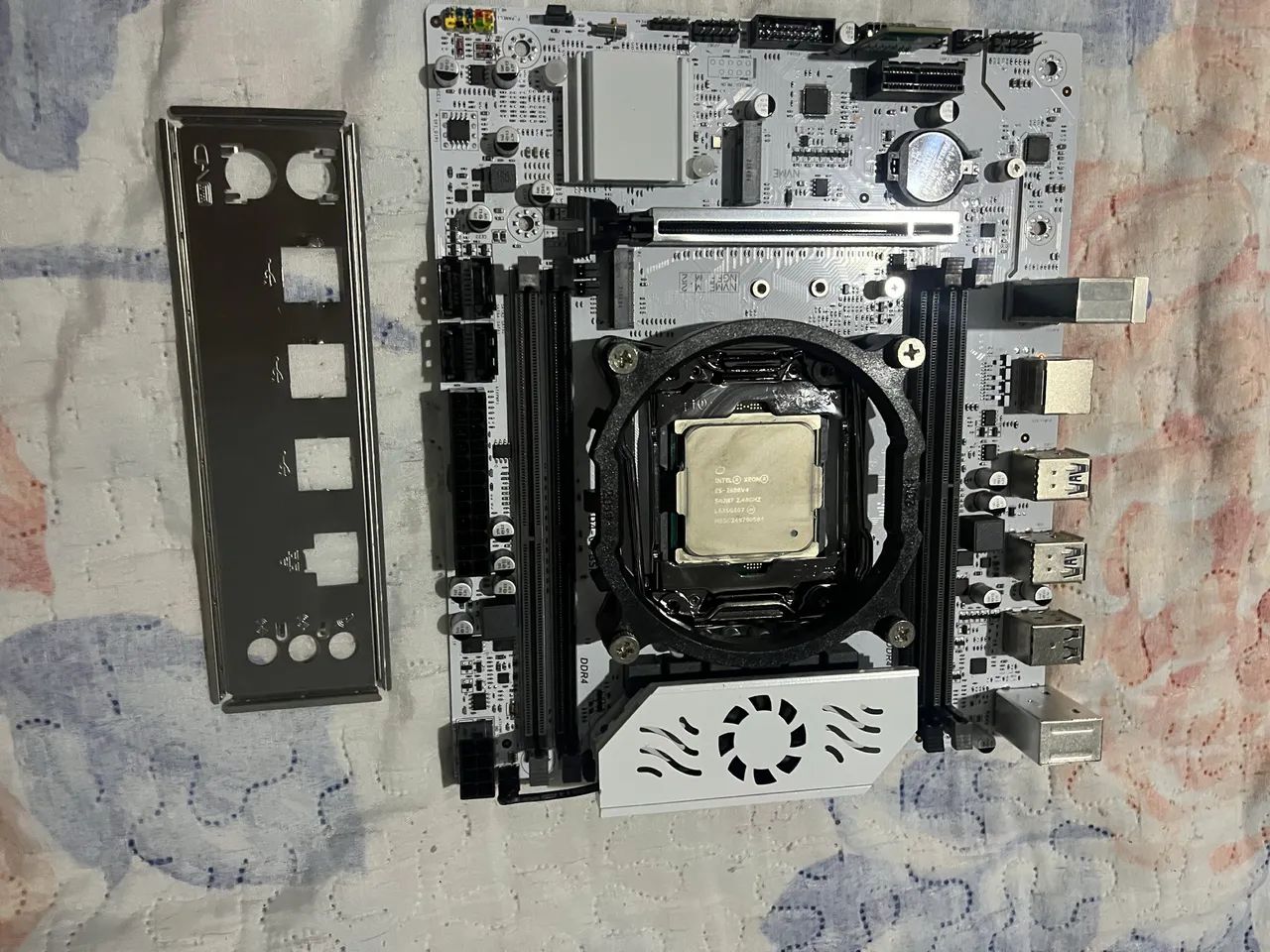 Placa Mãe + Processador + Air cooler