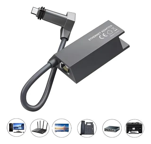 Ethernet Adaptador Emenda Rj45 Para Cabo Starlink V2 De Rede - Foto 2