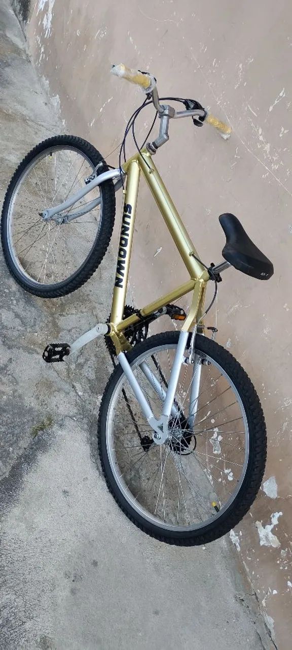 BICICLETA SUNDOWN ANOS 2000 EM ALUMÍNIO  - Foto 3