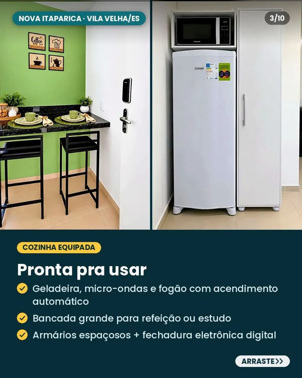 Studio Mobiliado pertinho da praia - Foto 3