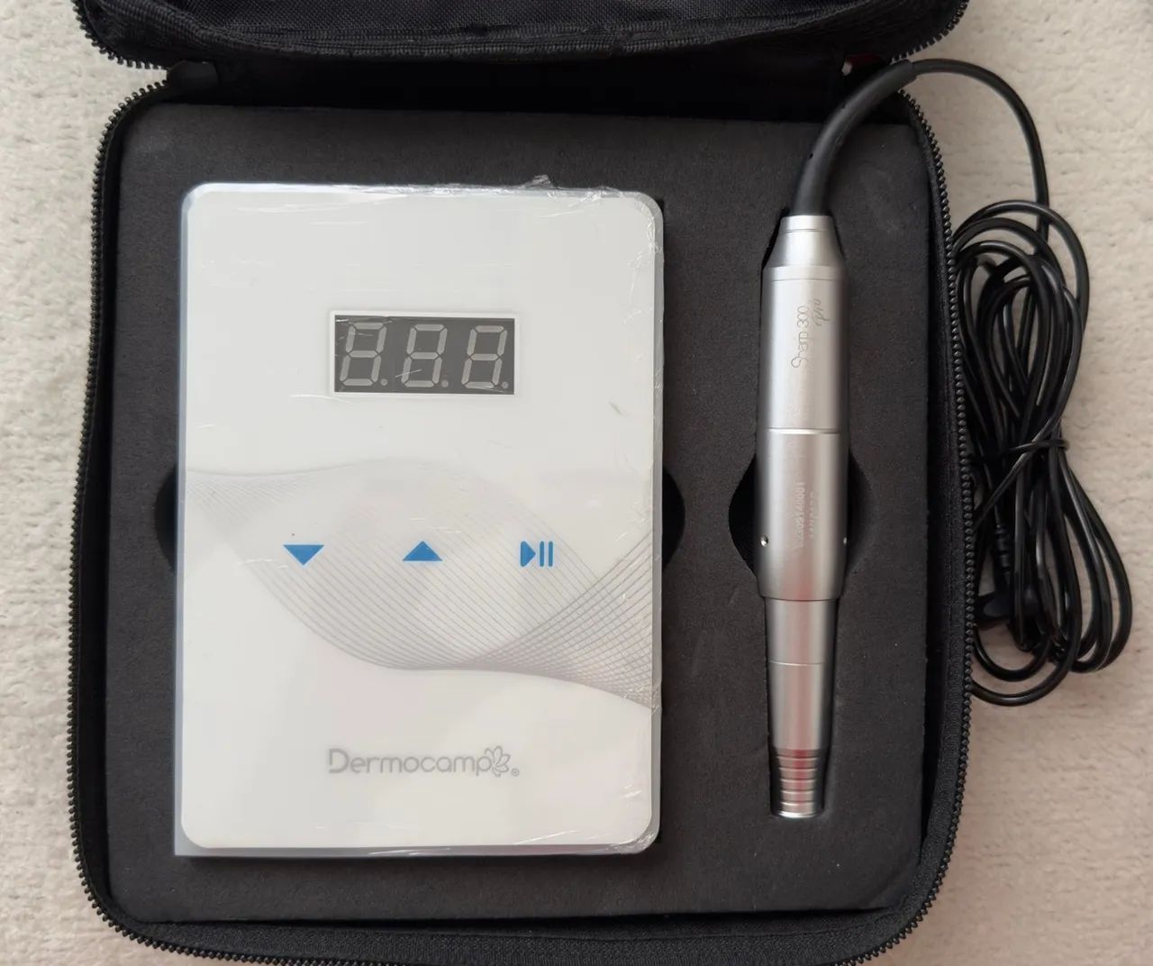 DERM ÓGRAFO SHARP PRO PRATA + SLIM WHITE BRANCO - COMPLETO - Foto 2