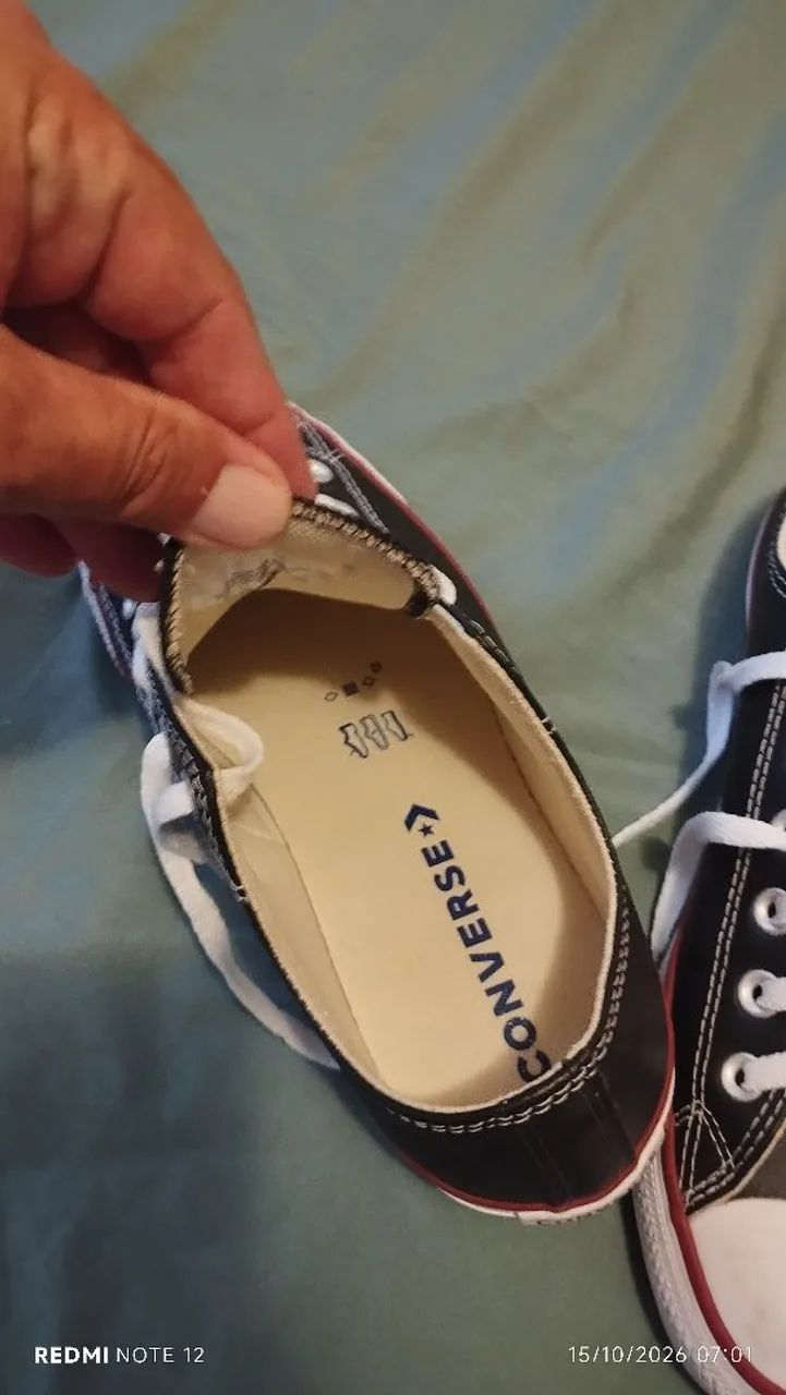 ALL Star 39 couro preto  - Foto 3