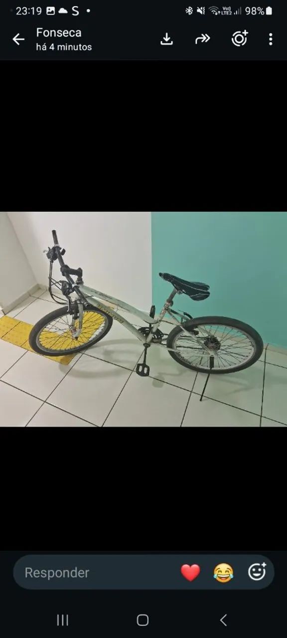Vende se uma bicicleta        contato: * - Foto 2