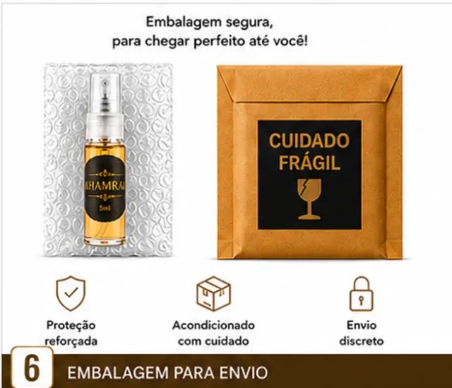  Decante Khamrah Lattafa 5 ml Eau de Parfum Original - Foto 4