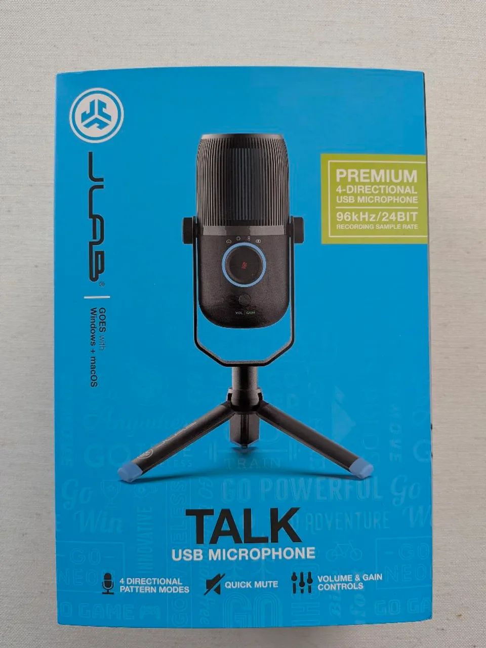 JLabs Talk USB Microfone Gamer - Novo, Lacrado na Caixa