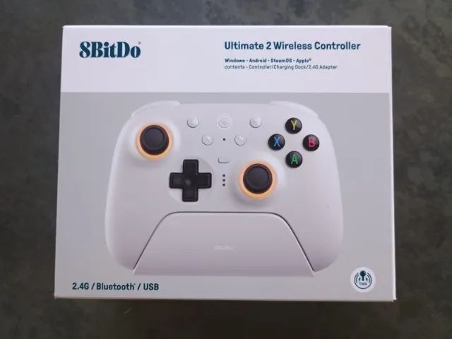 Controle Gamer 8Bitdo Ultimate 2 Wireless - Bluetooth - Windows, Android, Steam e Iphone