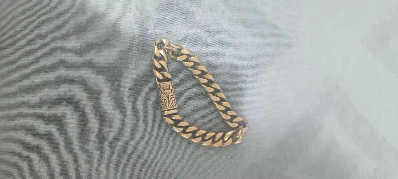 Pulseira Masculina Grossa Grumet Prata 925 Maciça. - Foto 3