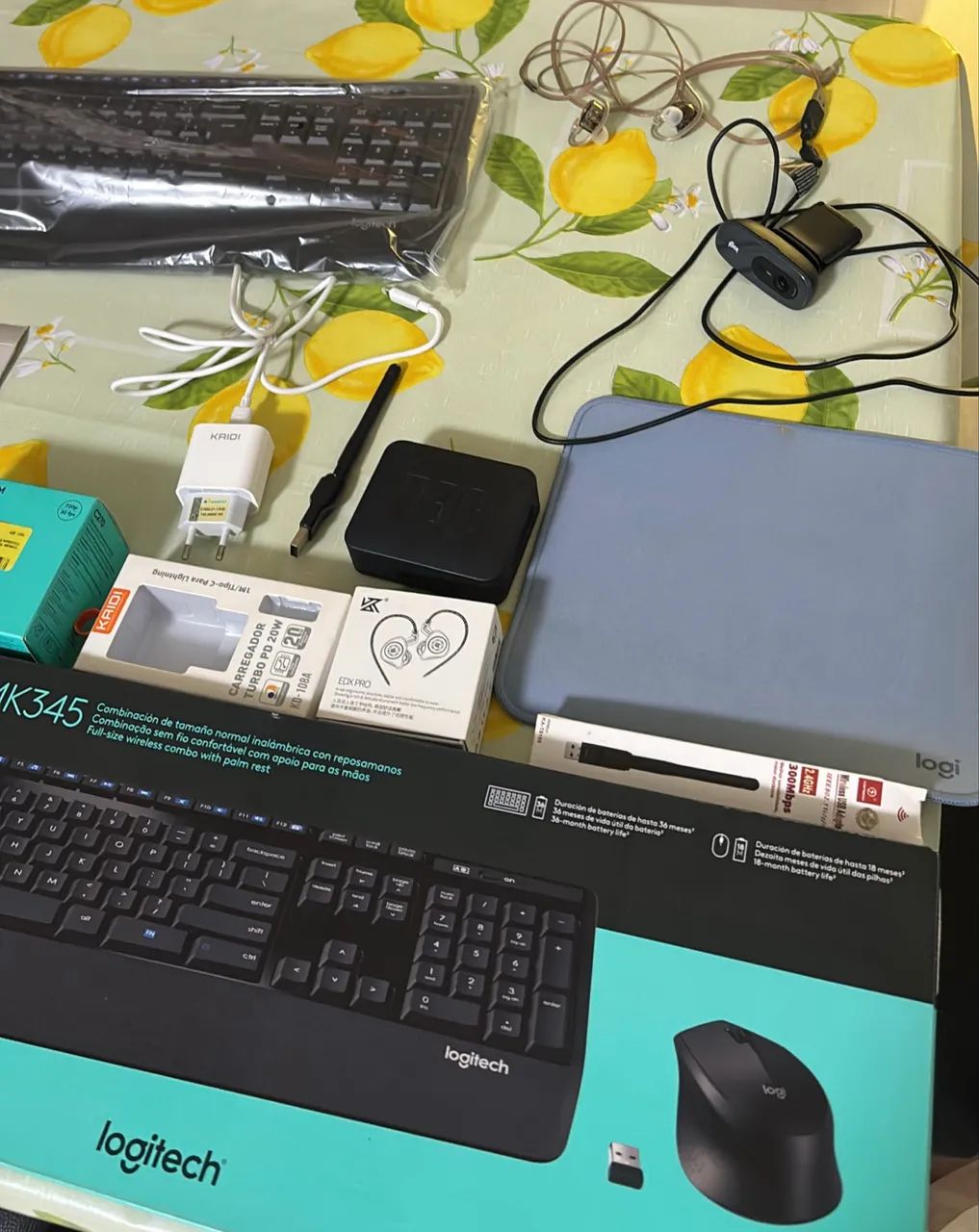 Vários eletrônicos para pc 