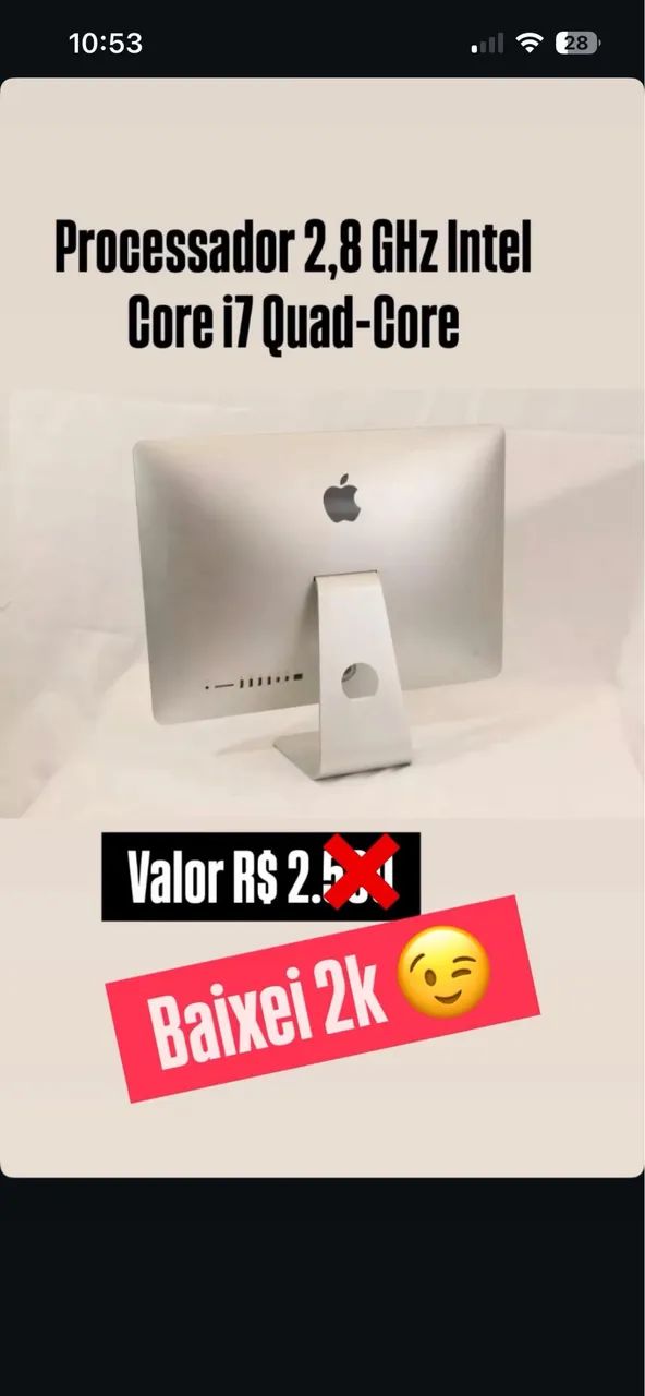 iMac 2011 - 21.5 inch i7 Quad-Core - Foto 2