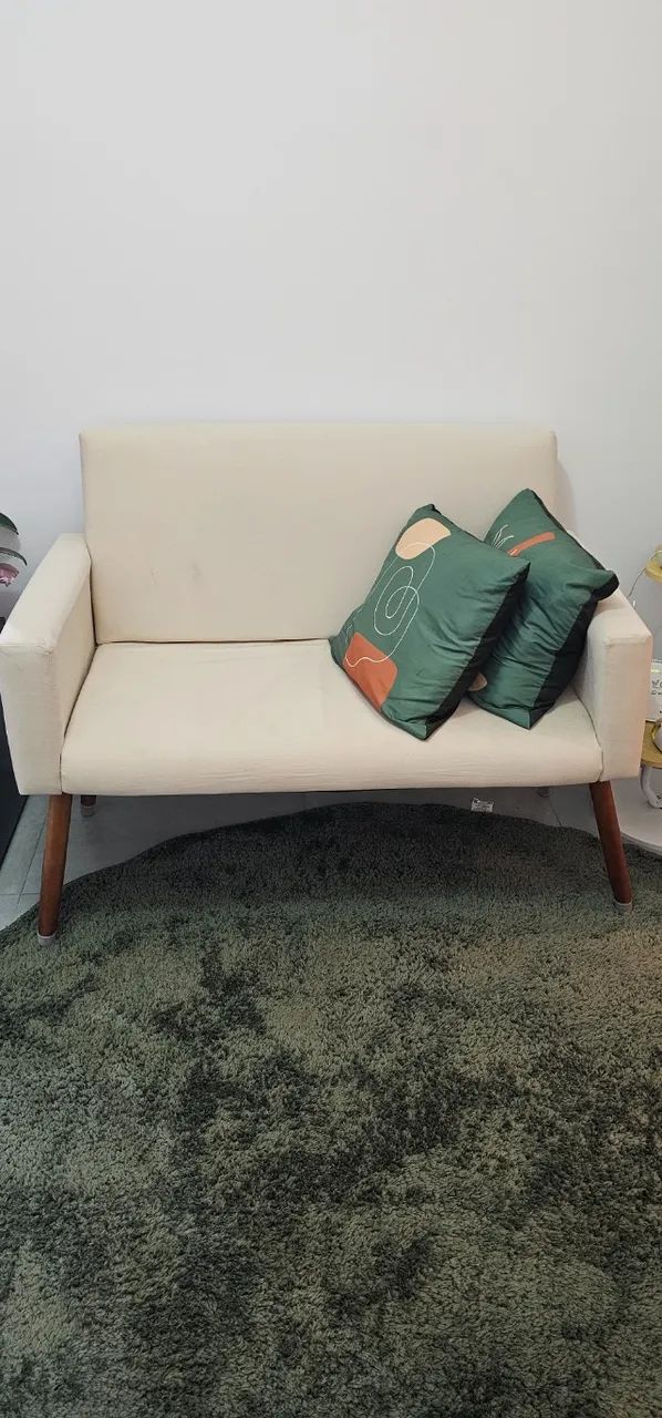 Kit sofá namoradeira + 2 poltronas