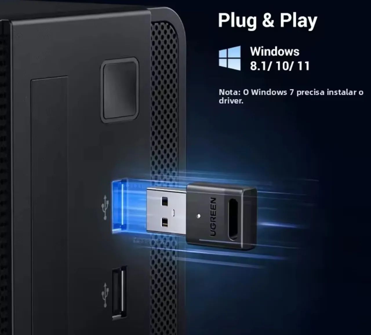 Bluetooth 5.3 Ugreen pra Windows  - Foto 4