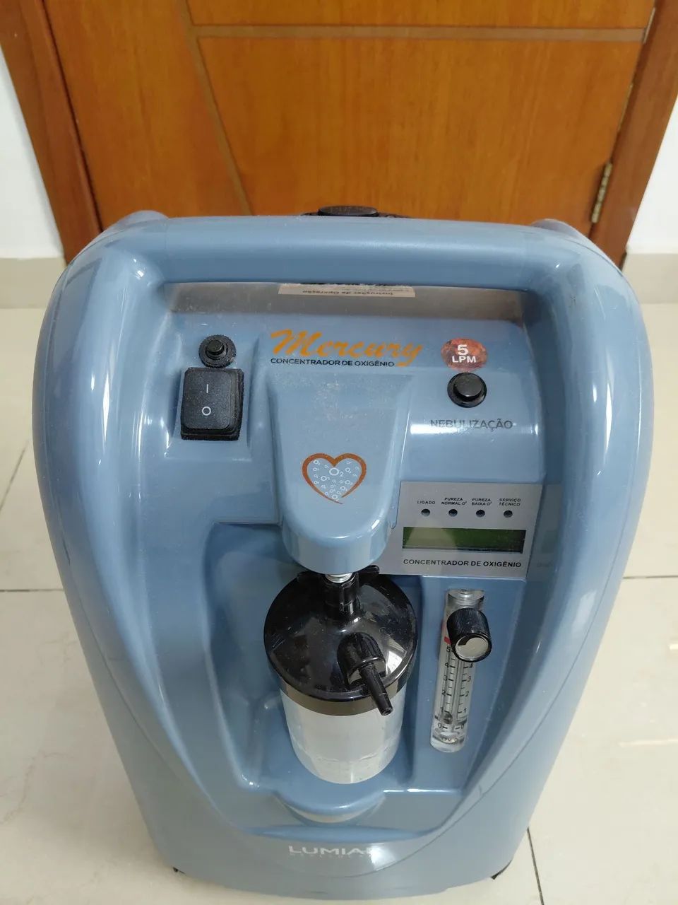 CONCENTRADOR DE OXIGÊNIO MERCURY SEMI-NOVO