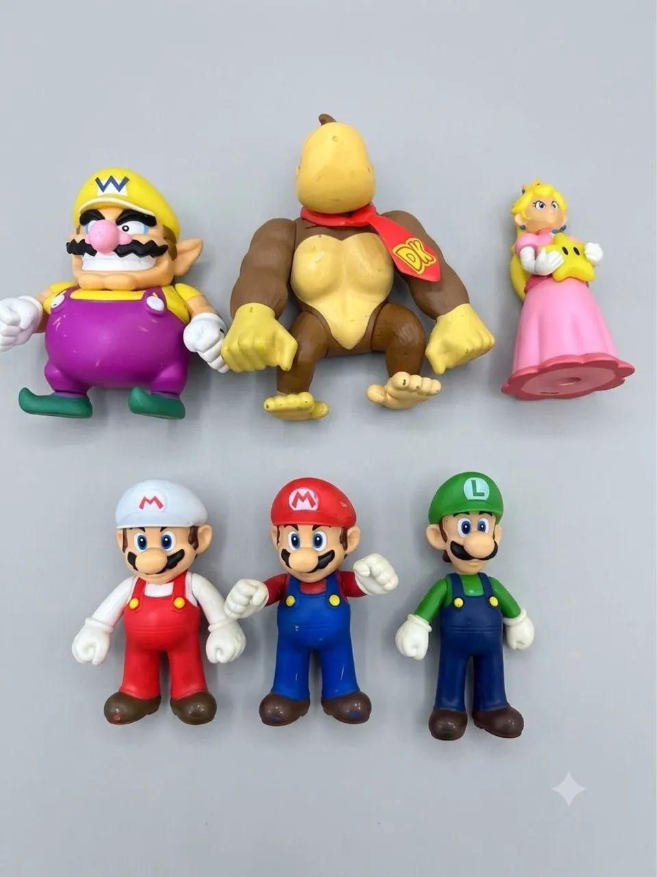 Bonecos Mario bros kit com 6 personagens 