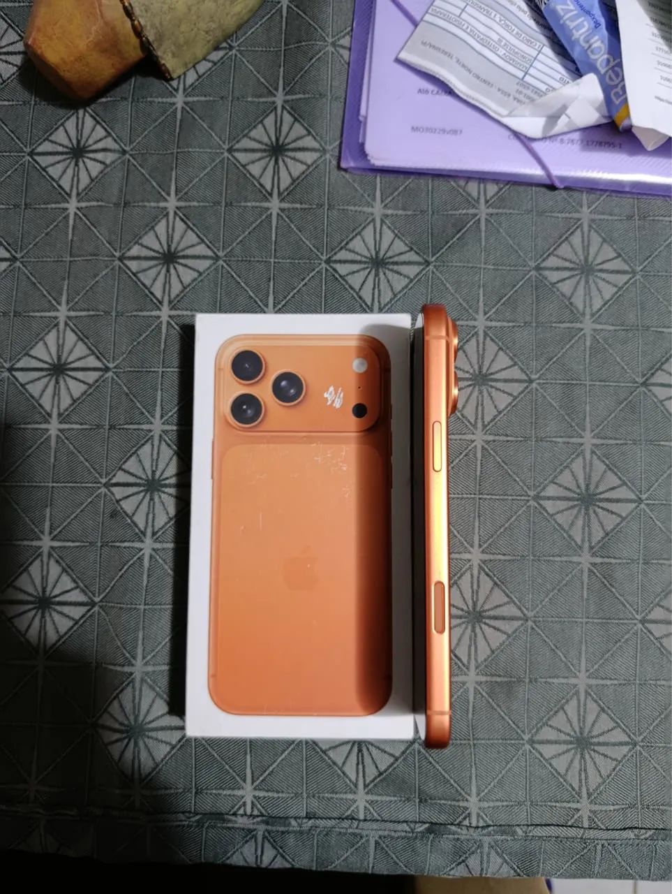 iPhone 17 Pro Max 256gb laranja cósmico - Foto 4