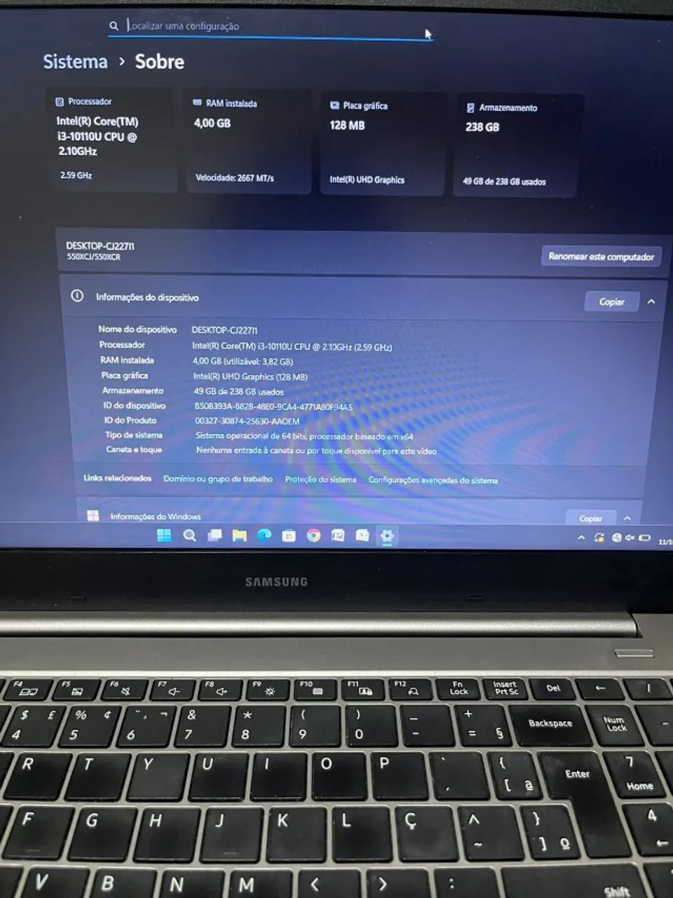 Notebook Samsung - Praticamente Novo - Foto 3