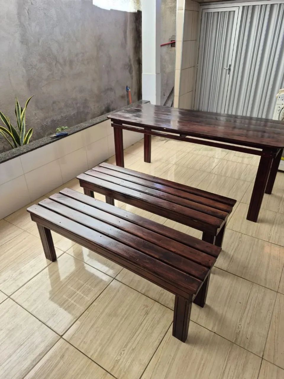 Mesa madeira maciça  - Foto 2