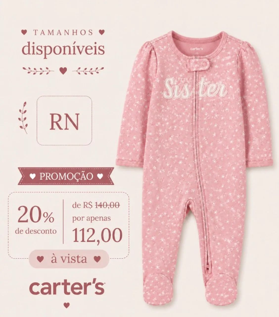 Roupa nova com etiqueta Carter?s  - Foto 4