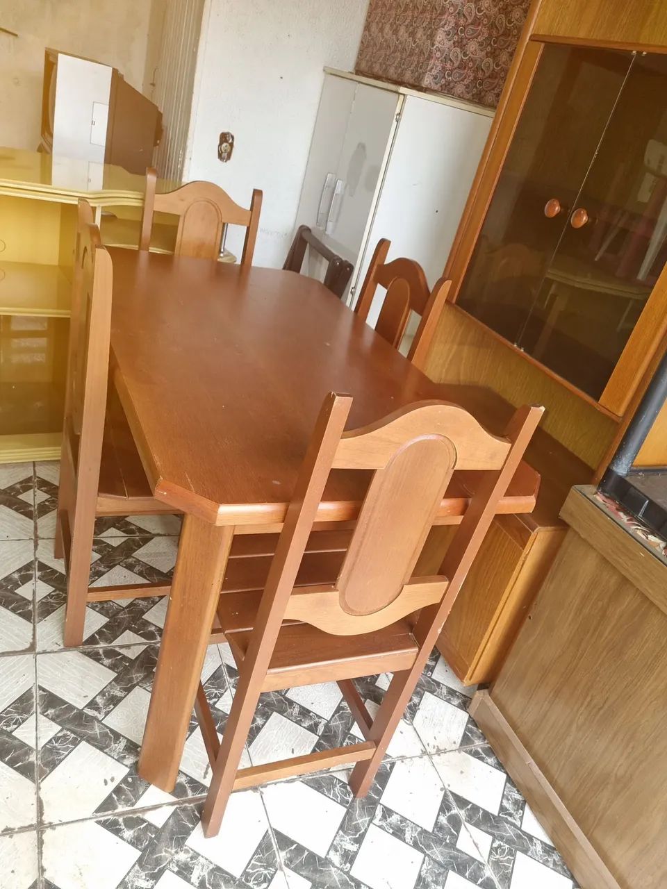 Jogo de mesa de madeira  - Foto 2