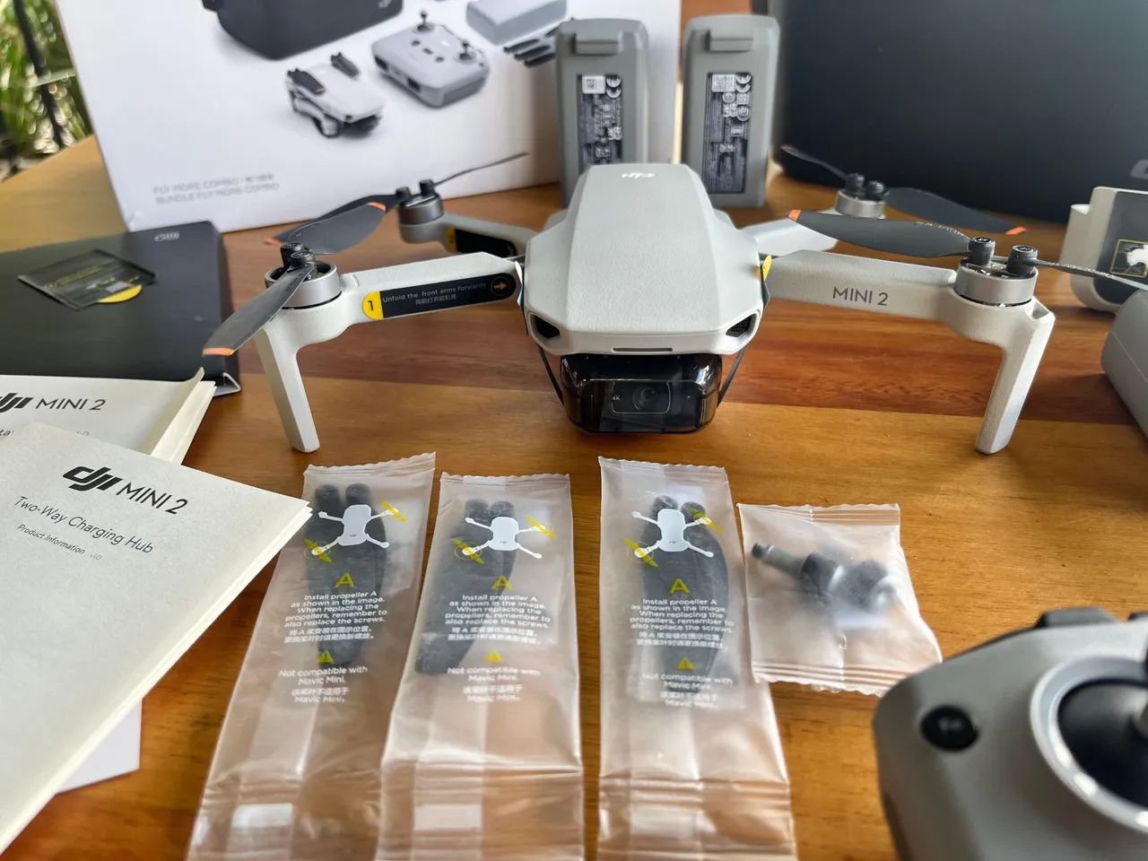 DRONE DJI MINI 2 COMBO COMPLETO NOVO - Foto 3