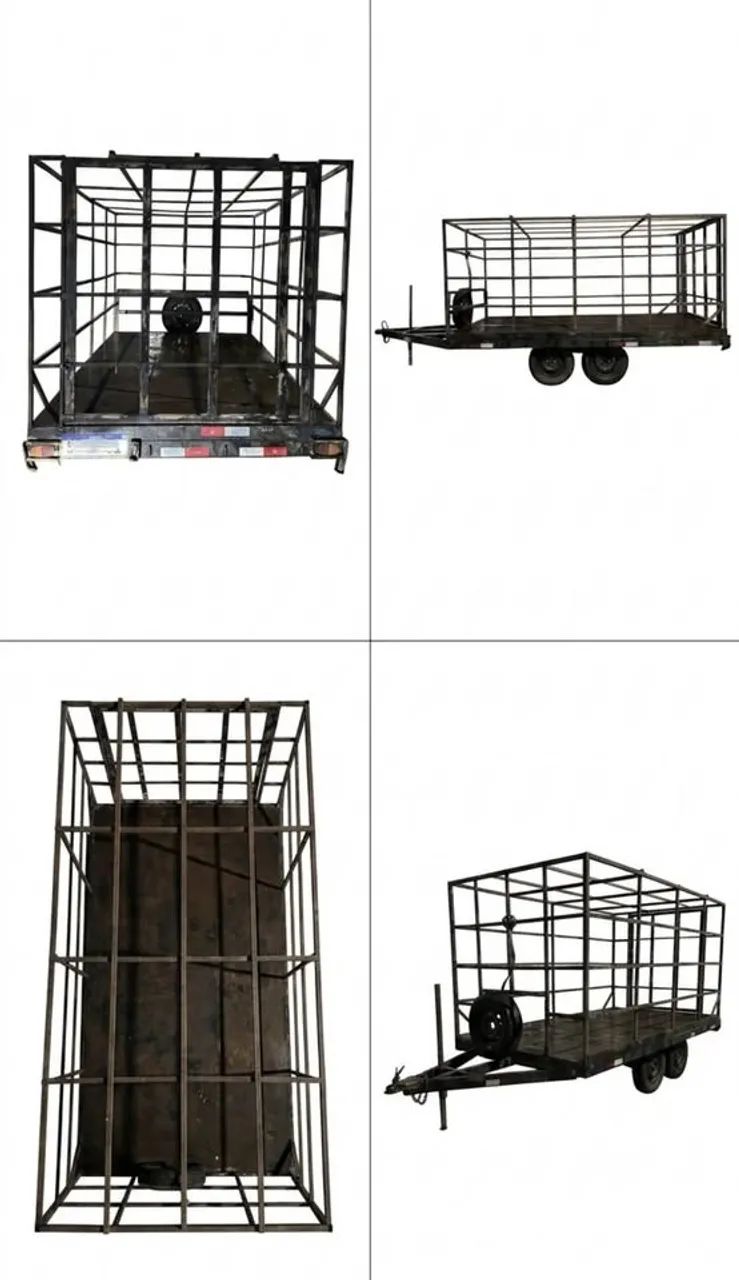 Carretinha trucada fechada 