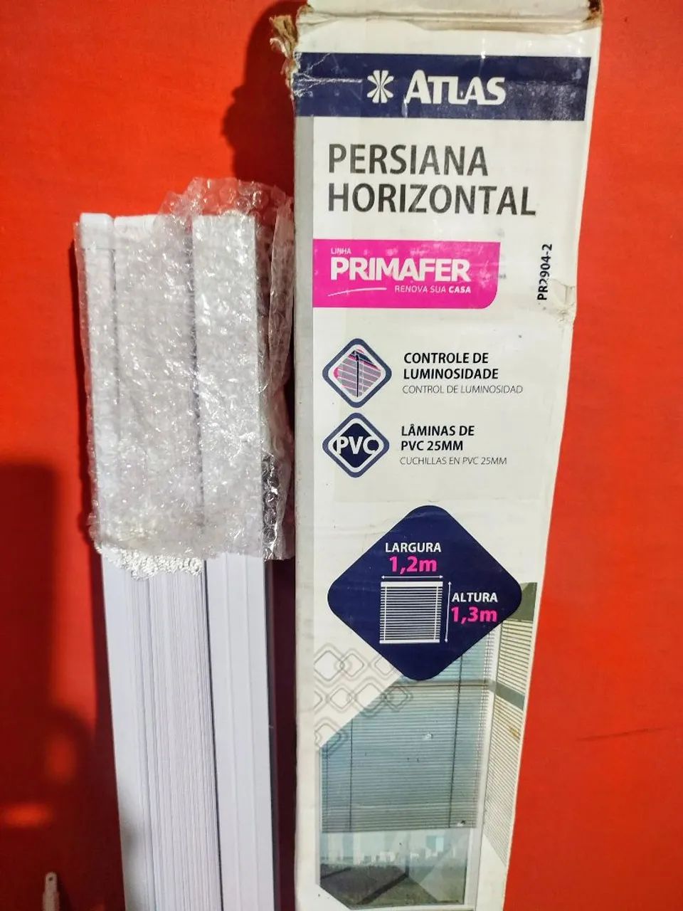 Persiana horizontal cor branca