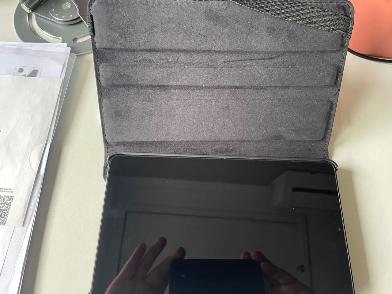 Tablet Galaxy A9 128 Gb com case  - Foto 4