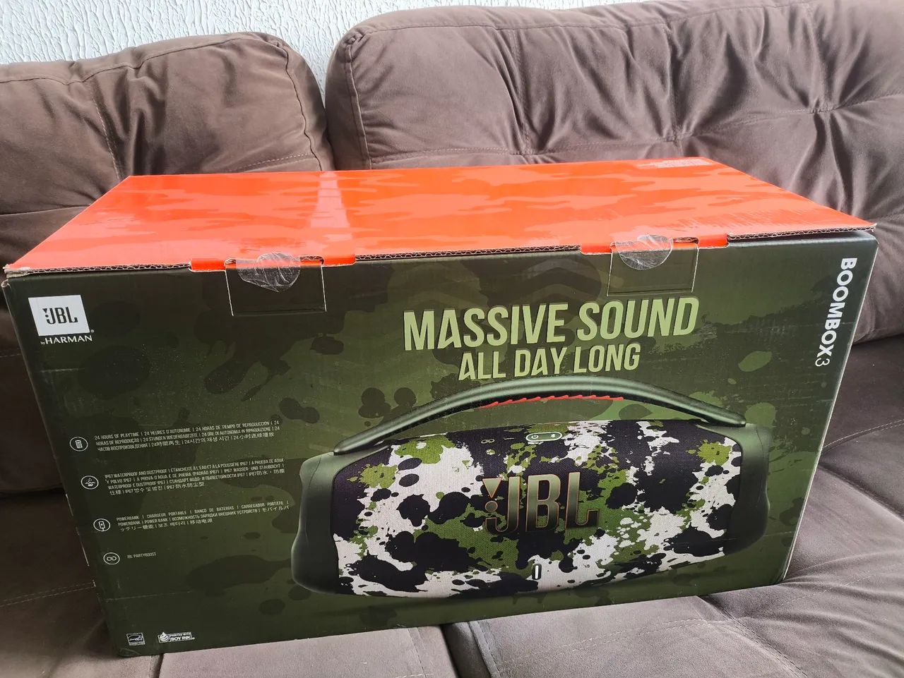 Boombox 3 camuflada original lacrada