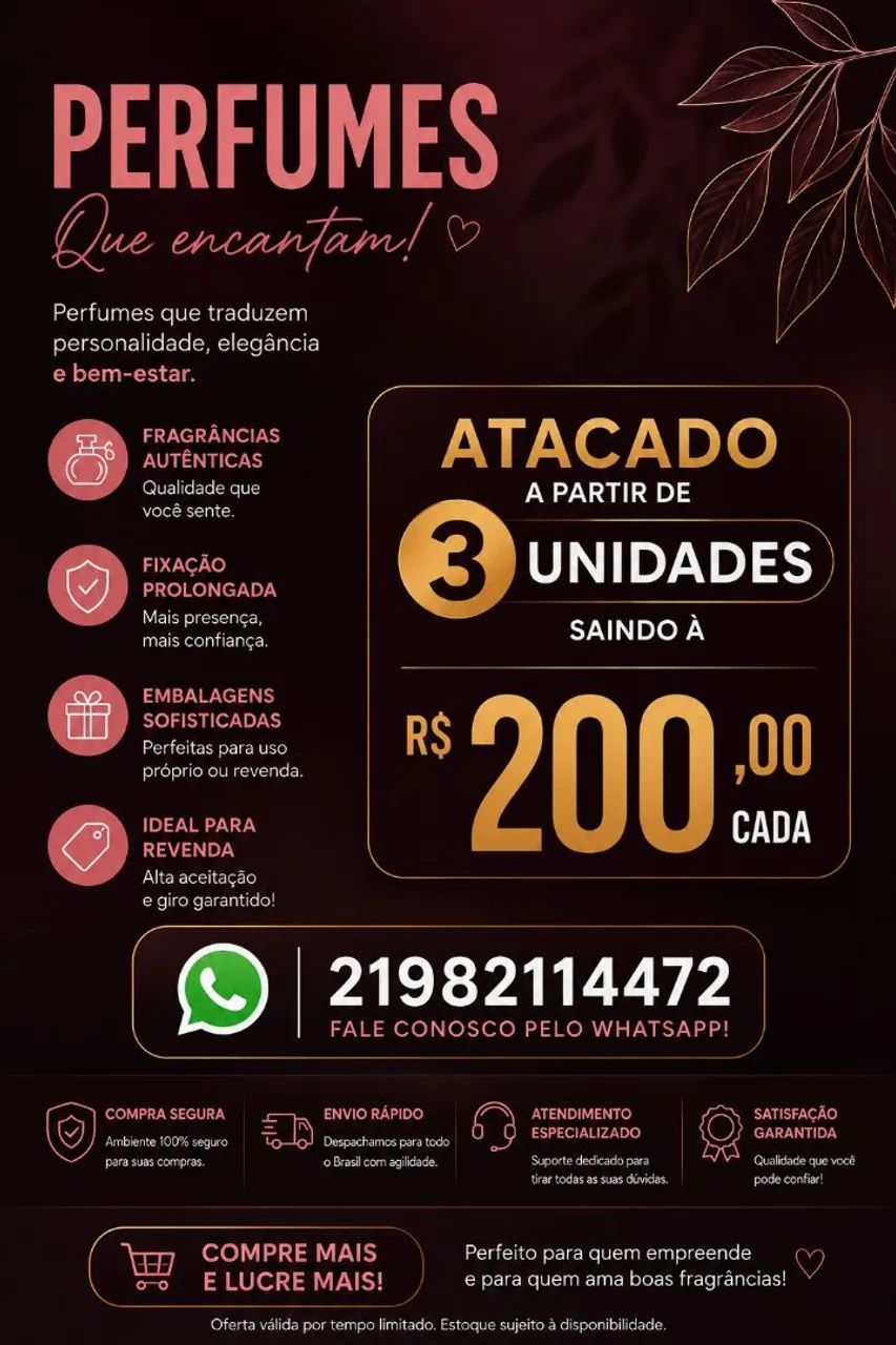 PERFUME ÁRABES 100% ORIGINAIS 