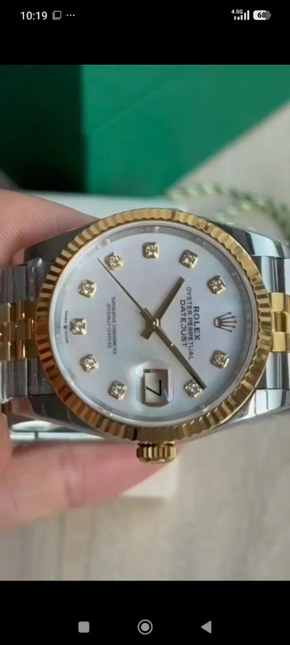 ROLEX DATE JUST PULSEIRA MISTA/ 36/ F.CLEAN - Foto 2
