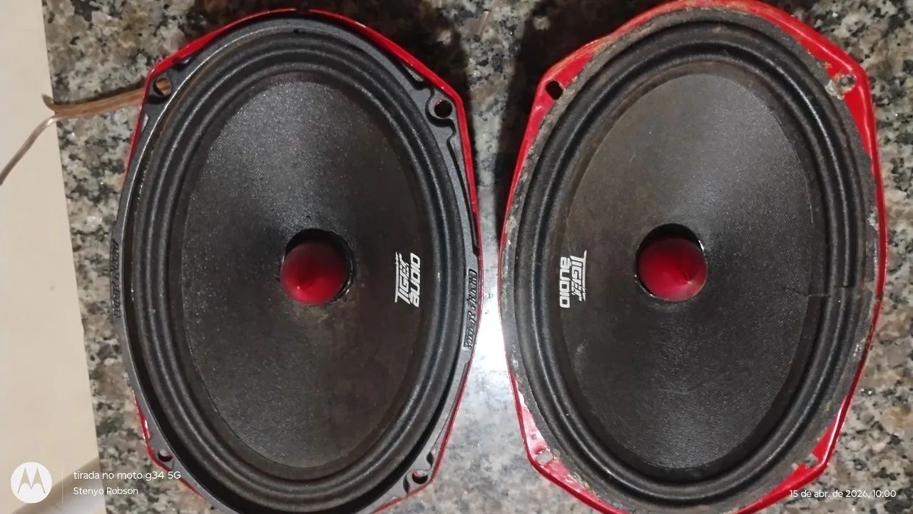 6x9 Tiger áudio 120rms