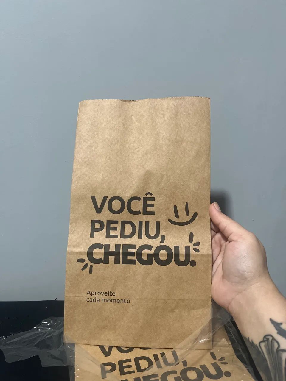 saco delivery 32x18x12 42 unidades com impressão